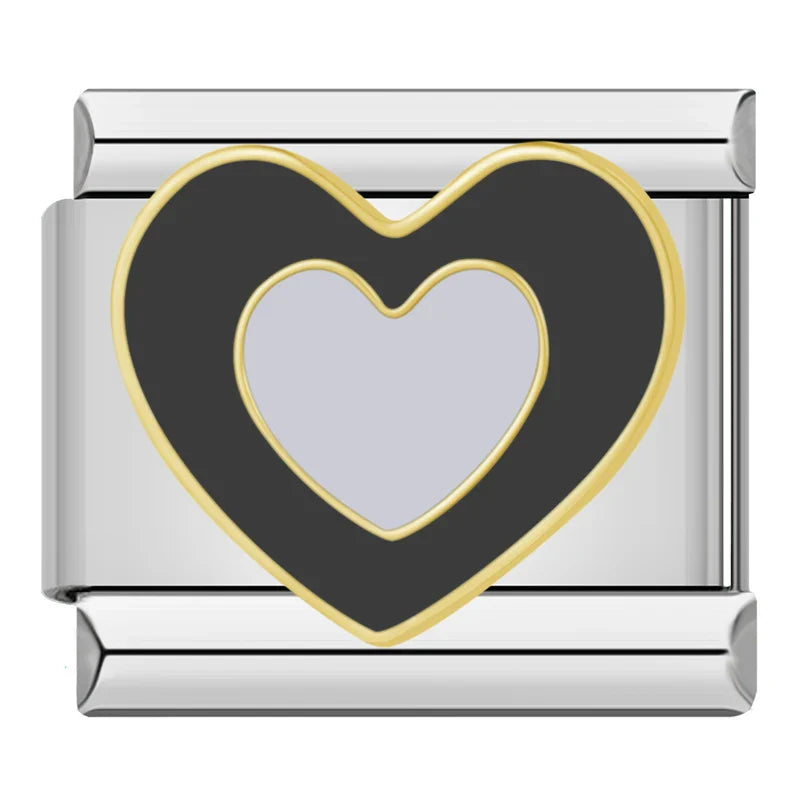 Silber-Charm Liebes Herz