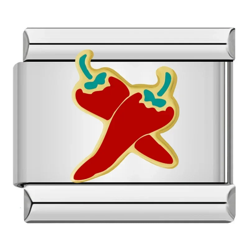 Silber-Charm Food & Drink Chilis