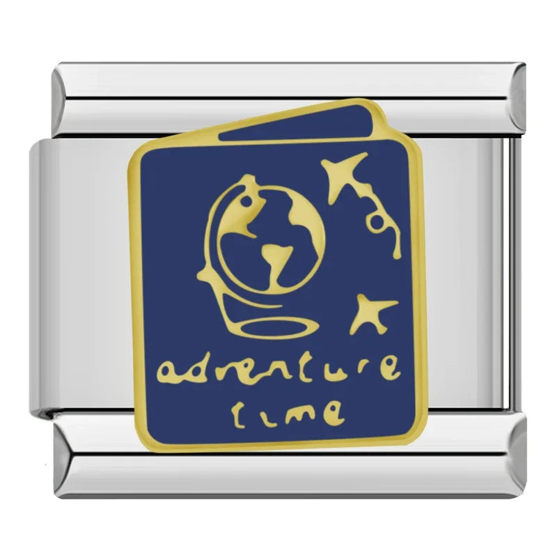Silber-Charm Traveling Spruch adventure time