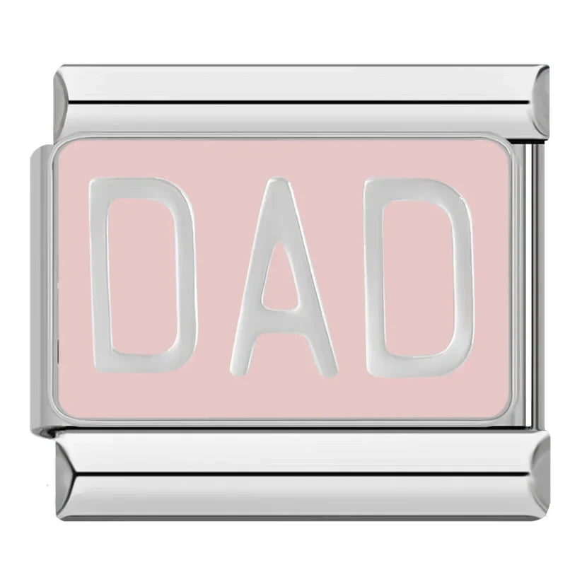 Silber-Charm Familie & Freunde Spruch DAD