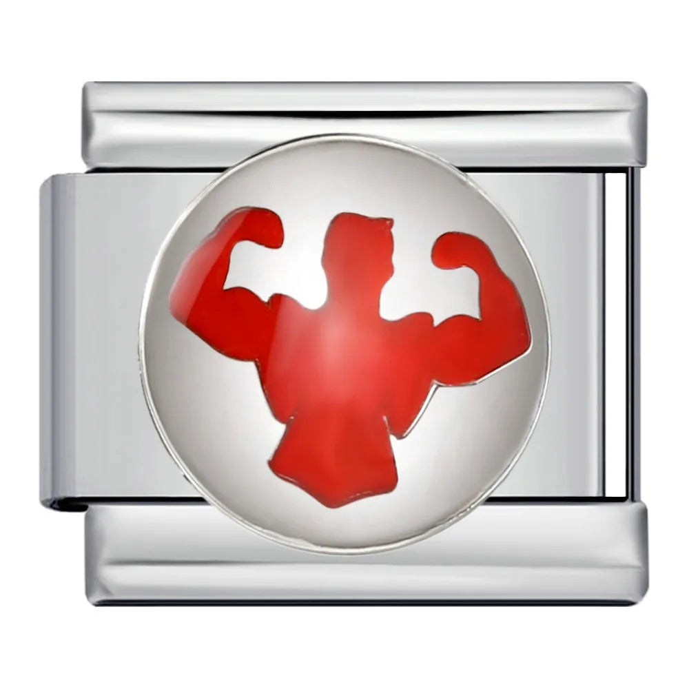 Silber-Charm Gym Symbol