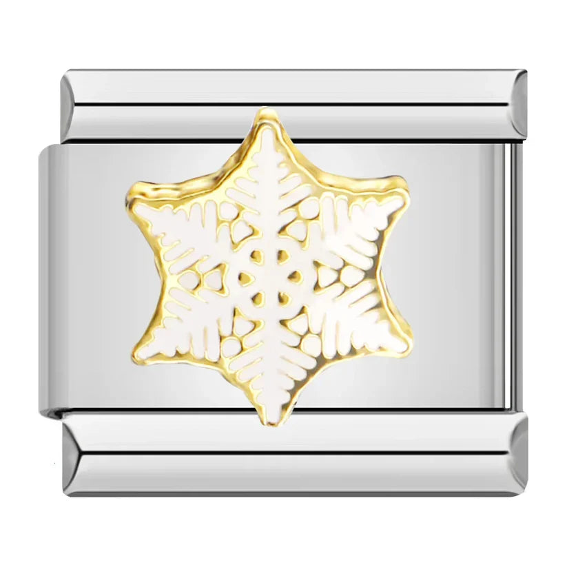 Silber-Charm Universum Schneeflocke
