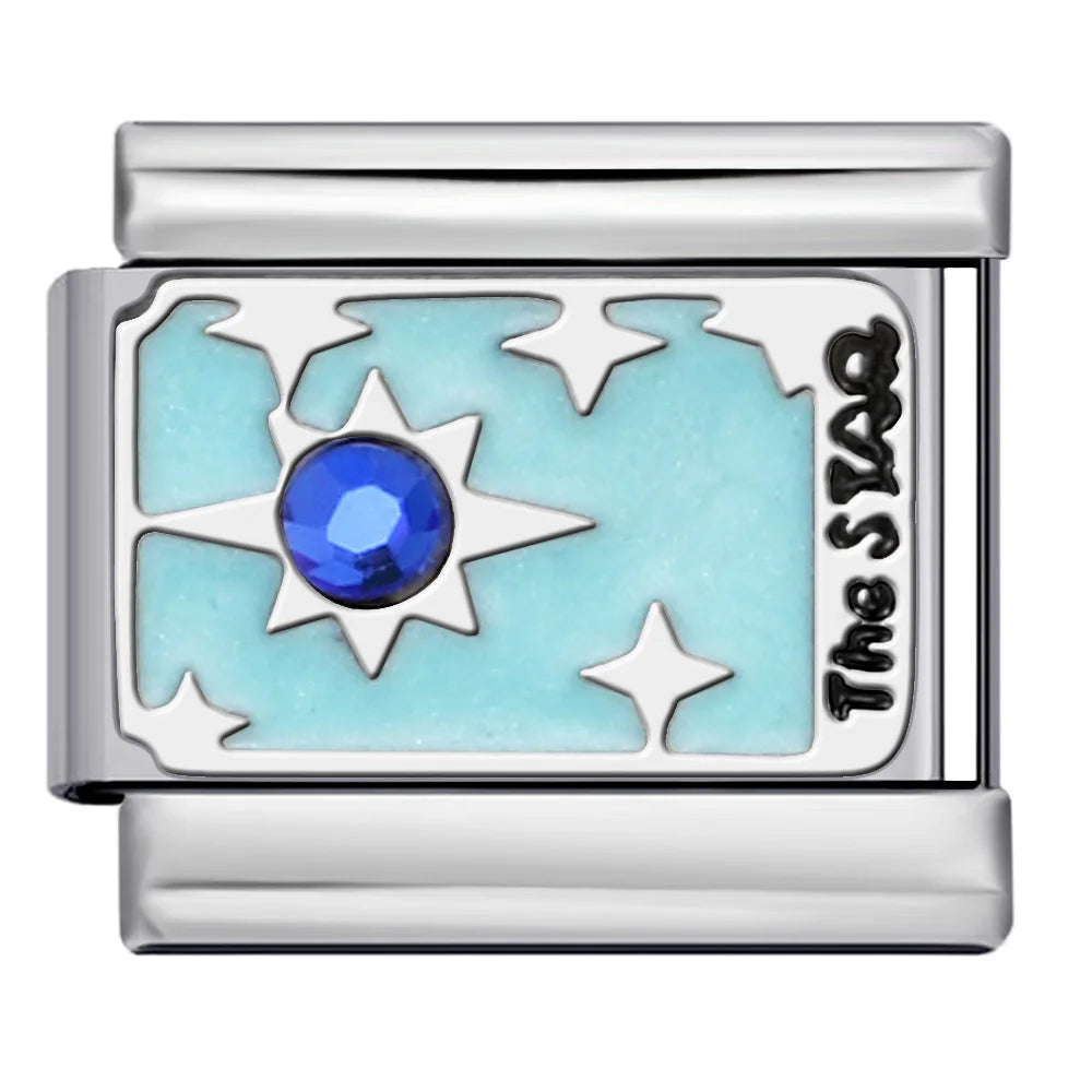 Silber-Charm Funkel Universum The Star