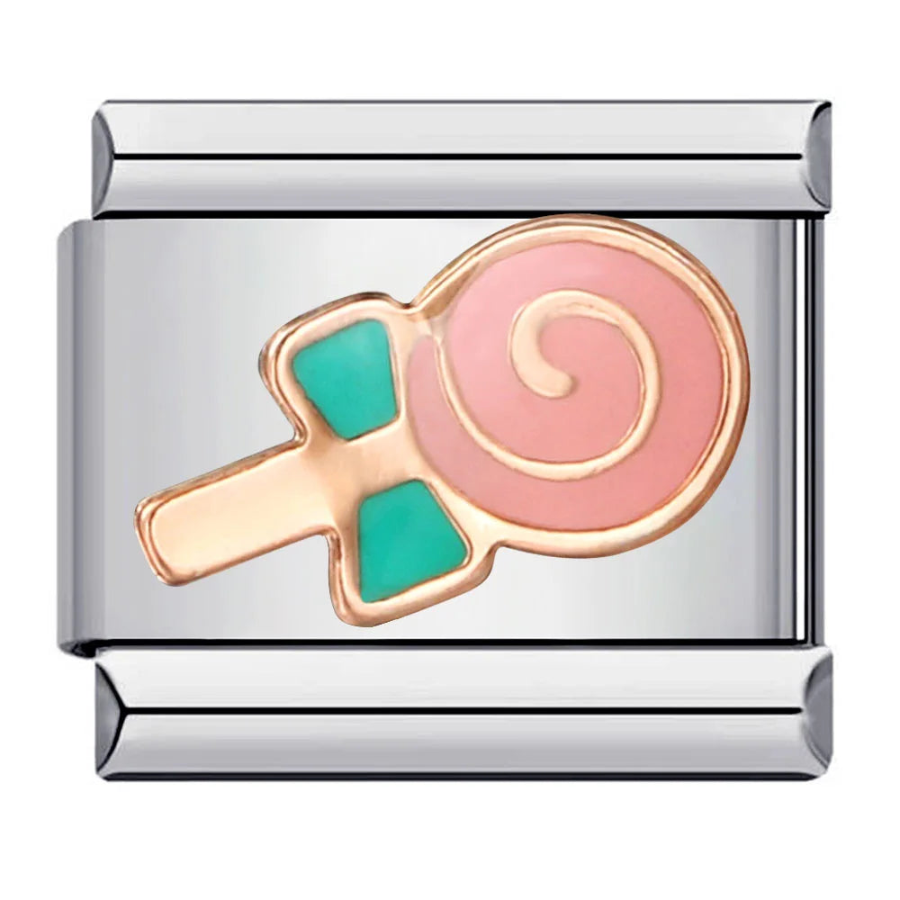 Silber-Charm Food & Drink Lollipop